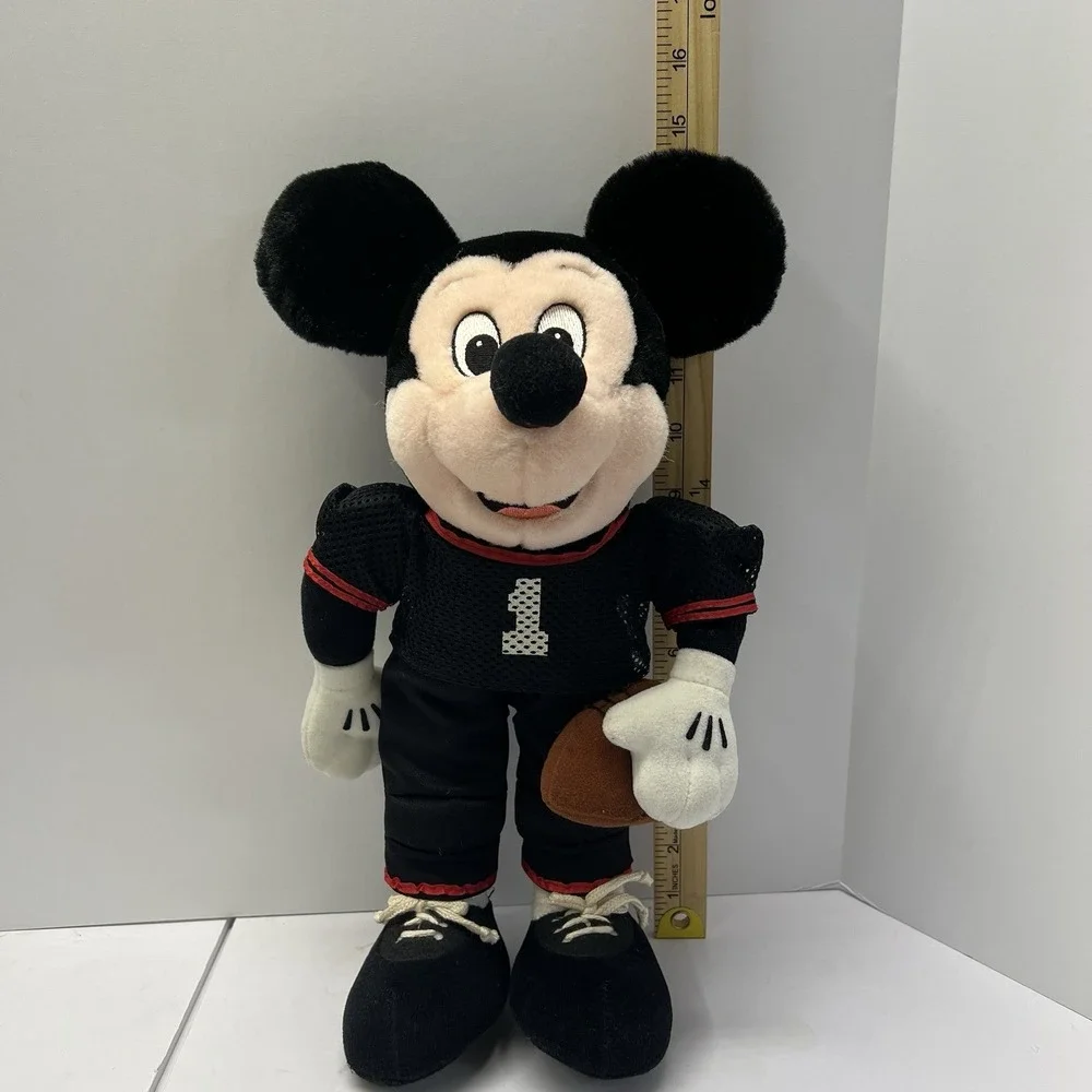 Walt Disney Mickey Mouse Plush Vintage Football Player #1 Uniform 14